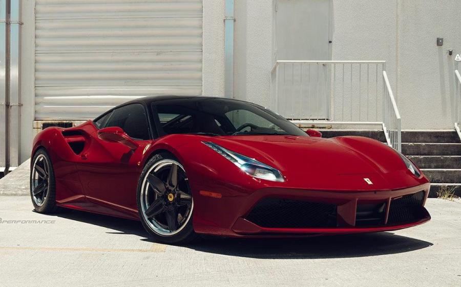 Ferrari 488 GTB Rosso Mugello by TR3 Performance on ADV.1 Wheels (ADV5S TRACK SPEC CS) '2019